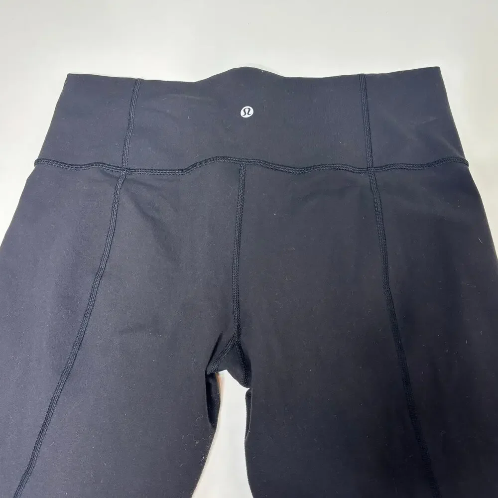 Lululemon Groove High Waist Black Long Leggings 12 - Picture 5 of 10